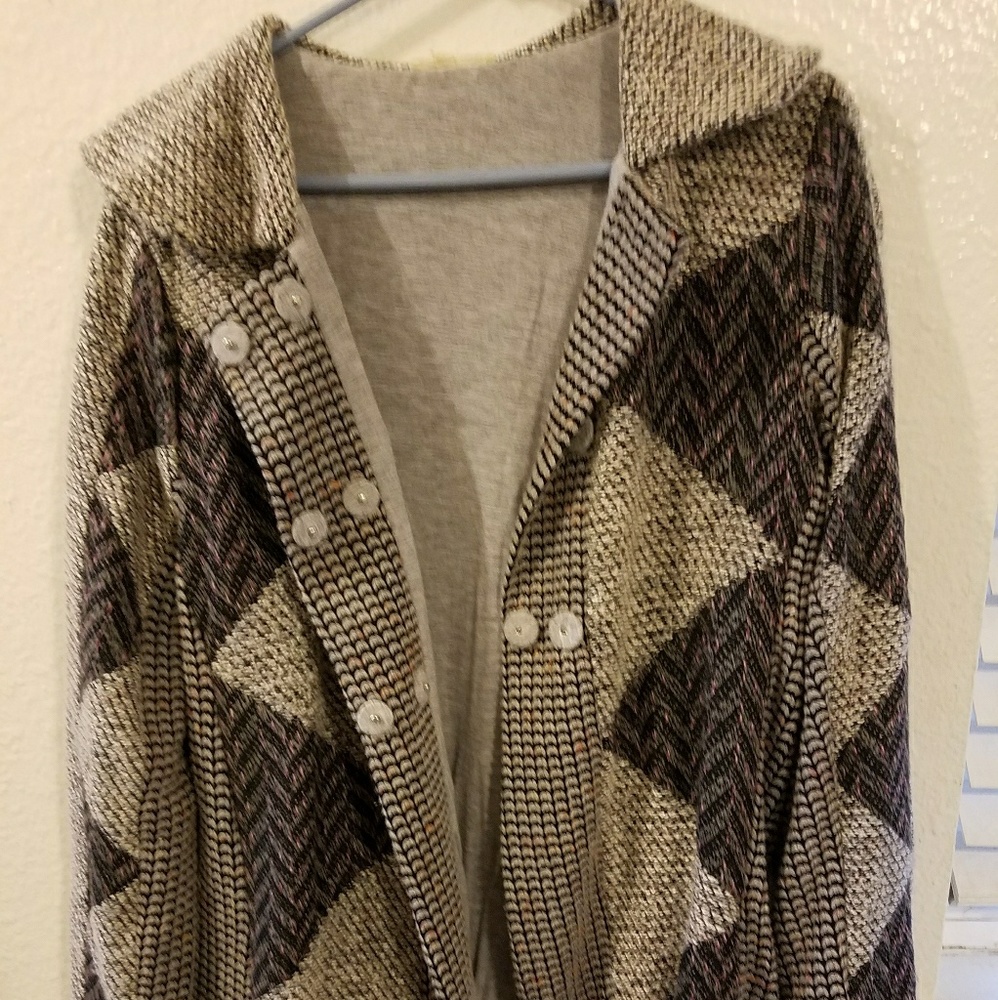 Anthropologie sweater cape